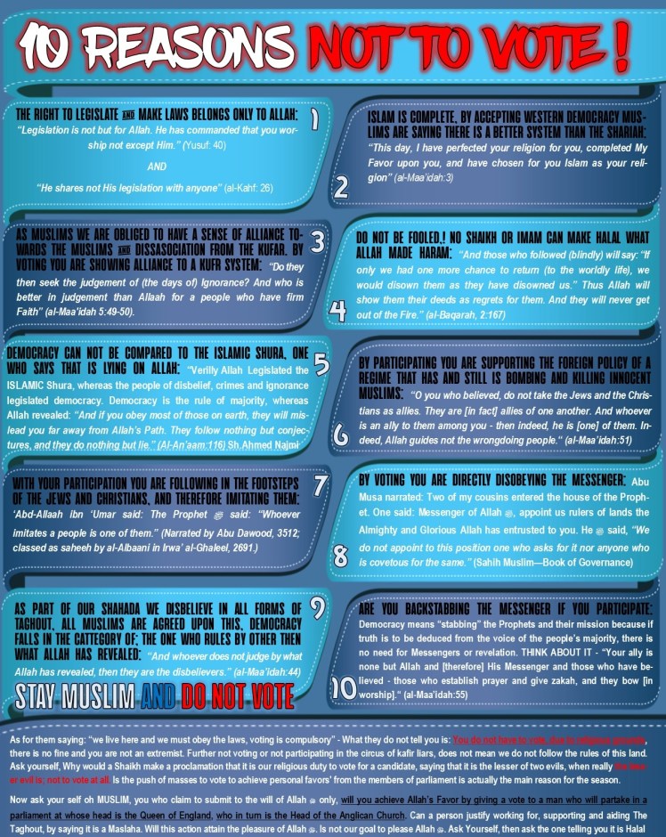 TOP 10 REASONS NOT TO VOTE - ABU NASER